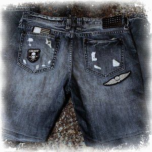 Affliction 36x32 Denim Ace Slim Straight